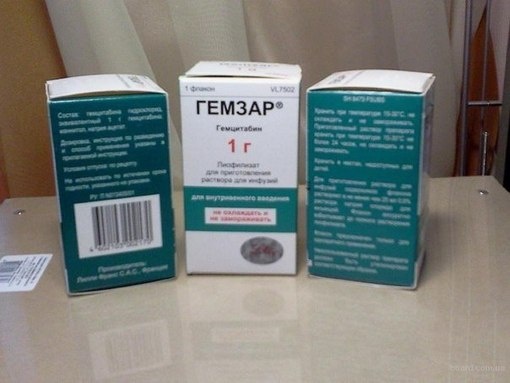Гемзар - инструкция по использованию