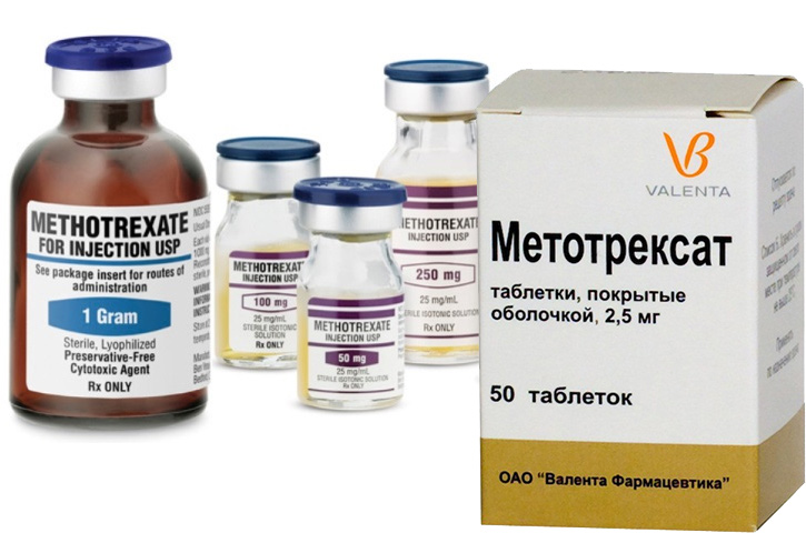 Метотрексат. Инструкция по применению.