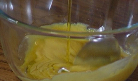 Горчица, мед и растительное масло