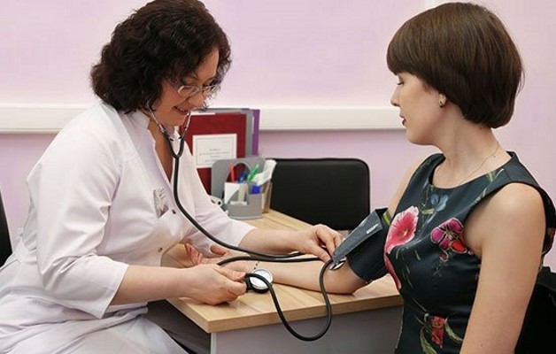 на приёме у врача