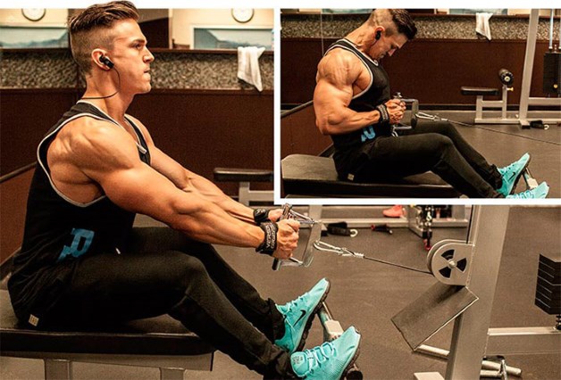 тяга блока к поясу